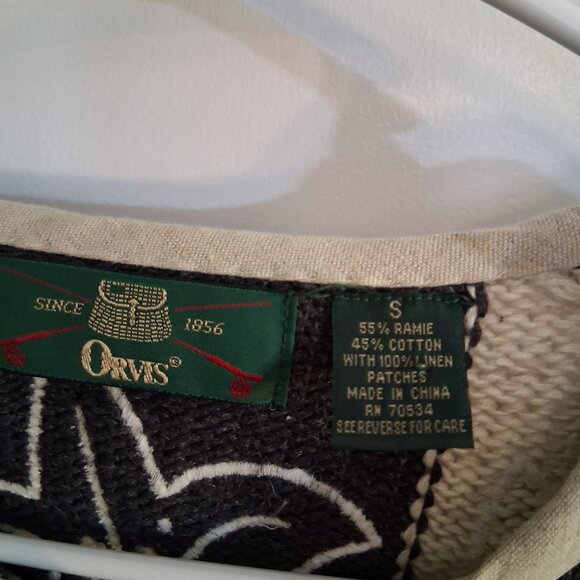 vintage orvis ladies sweater size small - Picture 5 of 8